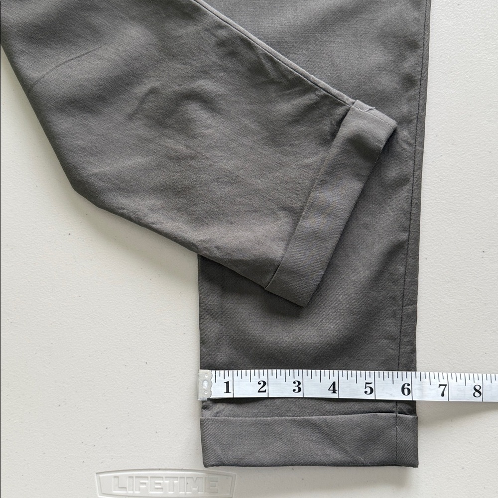 Theory Mustadio Wool Trousers Dark Gray Size 00 - Picture 12 of 16